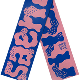 PRE-ORDER // saendorn x Fred Nussbaum Logo Wool Scarf *royal blue/pink