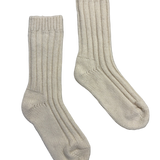 wool socks *cream