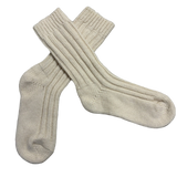 wool socks *cream