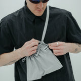 crossbody pouch *light grey ripstop