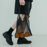 mesh tote bag *black