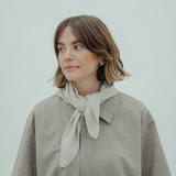 Triangle Wool Scarf Small *cream