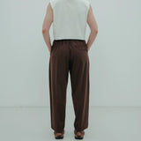 Wide Technical Pants *brown