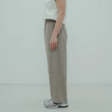wide wool pants *beige