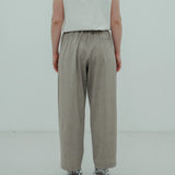wide wool pants *beige
