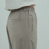 wide wool pants *beige
