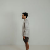 shirt ls *brown stripe
