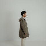 anorak *greyish green