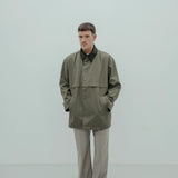 reworked oversized anorak *greyish green