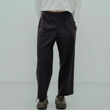 wide technical pants *chocolate brown