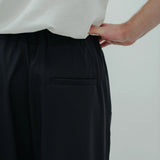wide technical pants *black