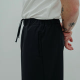 wide technical pants *black