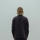 wide technical shirt *chocolate brown