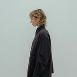 wide technical shirt *chocolate brown