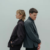 wide technical shirt *chocolate brown