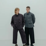 wide technical shirt *dark grey