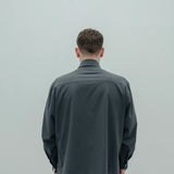 wide technical shirt *dark grey