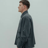 wide technical shirt *dark grey