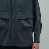 wide technical shirt *dark grey