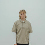 popover shirt *dark sand
