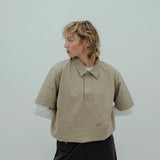 popover shirt *dark sand