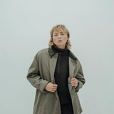 reworked oversized anorak *greyish green