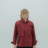 overshirt *wine red