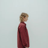 overshirt *wine red