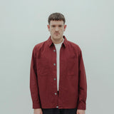 overshirt *wine red