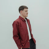 overshirt *wine red