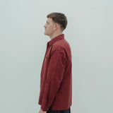 overshirt *wine red