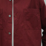 overshirt *wine red