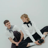 Triangle Wool Scarf Small *grey