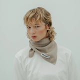 Triangle Wool Scarf Small *beige