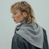 Triangle Wool Scarf Large *grey