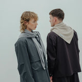 Triangle Wool Scarf Large *beige