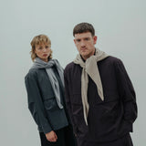 Triangle Wool Scarf Large *beige