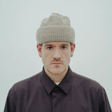 wool beanie *dark sand