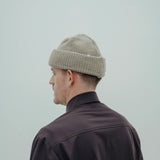 wool beanie *dark sand
