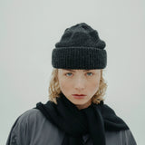 wool beanie *anthracite