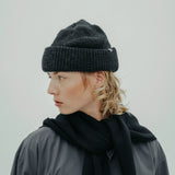 wool beanie *anthracite