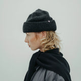 wool beanie *anthracite
