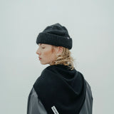 wool beanie *anthracite