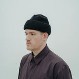 wool beanie *black