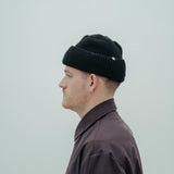 wool beanie *black
