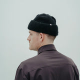 wool beanie *black