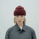 wool beanie *wine red