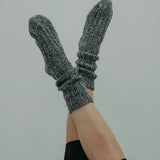 wool socks *light grey melange