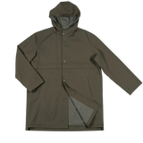 anorak *greyish green