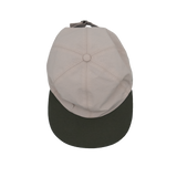 base cap * cream/olive green